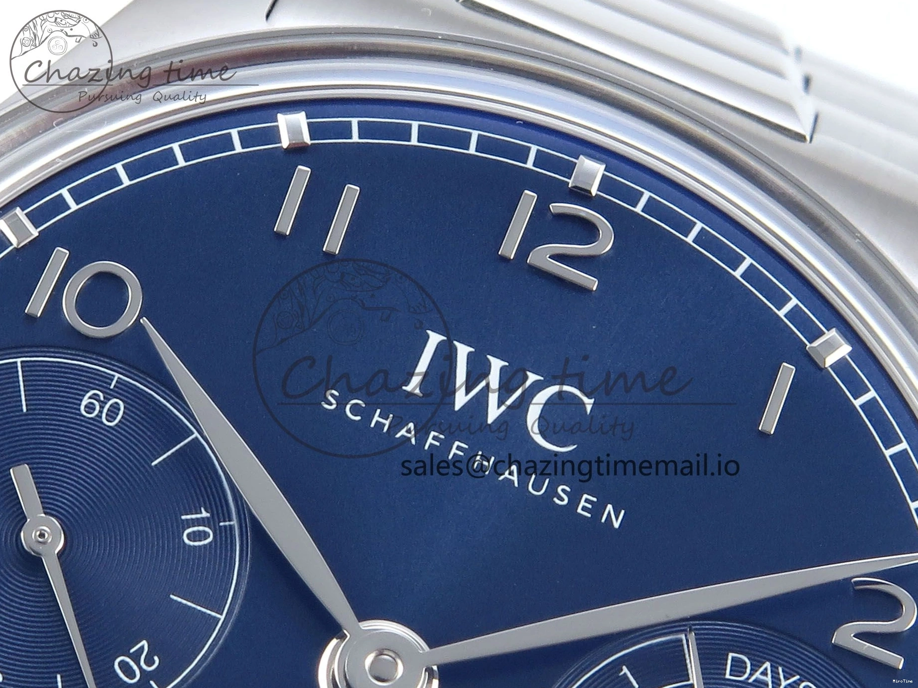 MIROTIME 0402 Portugieser Auto IWC0562E APSF 1:1 Best Edition Blue Dial on SS Bracelet A Timeless 6997